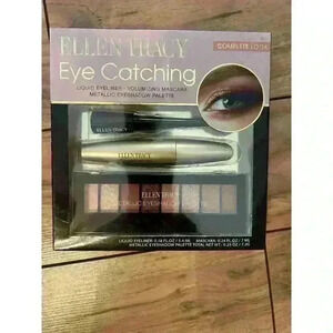 Ellen Tracy Metallics Eyeshadow, Eyeliner & Mascara Palette NEW